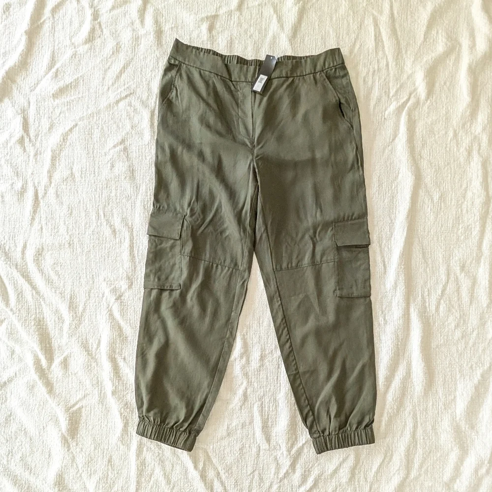 Banana Republic TENCEL Pull-on Joggers, Steel Green Global, Large - Picture 1 of 7